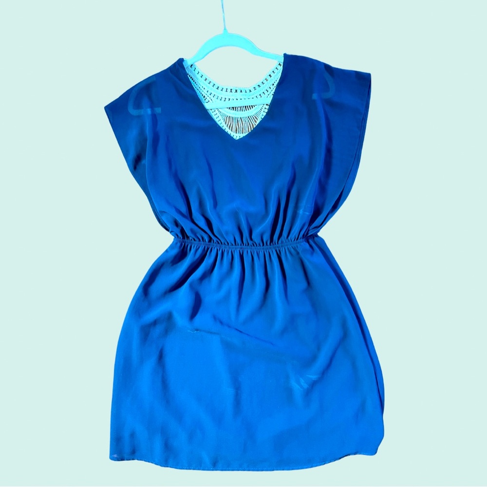 Classy navy blue dress